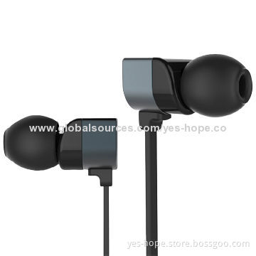 Original Fashionable In-ear Flat Cable Earphones, 20Hz to 20kHz Frequency Response